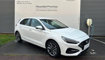 14112 : Hyundai Caen - Trajectoire Automobiles - HYUNDAI i30 - i30 - Serenity White Métal - Traction - Essence/Micro-Hybride