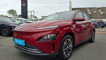 29200 : Hyundai Brest - Iroise Automobiles - HYUNDAI Kona - Kona - Sunset Red Métal - Traction - Electrique