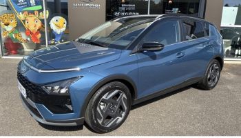 40280 : Hyundai - Groupe Clim - Mont de Marsan - HYUNDAI Bayon - Bayon - Vibrant Blue Métal/Toit+rétros Black - Traction - Essence