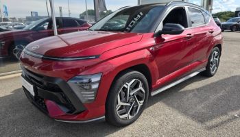 87280 : Hyundai Limoges - Motors Cars - HYUNDAI Kona - Kona - Ultimate Red métallisé/Toit/rétros Black - Traction - Hybride : Essence/Electrique