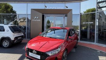19100 : Hyundai Brive-la-Gaillarde - Garage Pouget - HYUNDAI i20 - i20 - Dragon Red Métal - Traction - Essence/Micro-Hybride