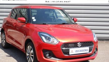 52000 : Hyundai Chaumont - Garage Michel Bazin - SUZUKI Swift - Swift - Burning Red Pearl - Transmission intégrale - Essence/Micro-Hybride