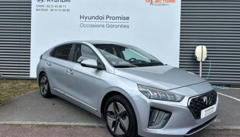 14112 : Hyundai Caen - Trajectoire Automobiles - HYUNDAI Ioniq - Ioniq - Thyphoon Silver Métal - Traction - Hybride : Essence/Electrique