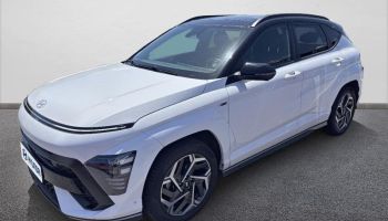 35510 : Hyundai Rennes - GCA - HYUNDAI Kona - Kona - Atlas White/Toit/rétros Black - Traction - Hybride : Essence/Electrique