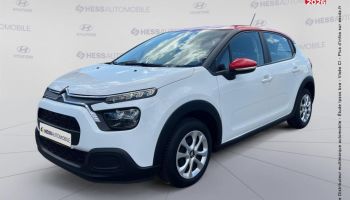 67800 : Hyundai Strasbourg - HESS Automobile - CITROEN C3 - C3 - Blanc Banquise (O) - Rouge Aden - Traction - Essence