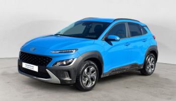 38300 : Hyundai Bourgoin-Jallieu - Groupe Central Autos - HYUNDAI KONA HYBRID Intuitive - KONA - Bleu - Automate sequentiel - Essence / Courant électrique