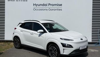 14112 : Hyundai Caen - Trajectoire Automobiles - HYUNDAI Kona - Kona - Serenity White Métal - Traction - Electrique