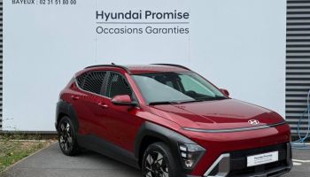 14112 : Hyundai Caen - Trajectoire Automobiles - HYUNDAI Kona - Kona - Ultimate Red métallisé - Traction - Hybride : Essence/Electrique