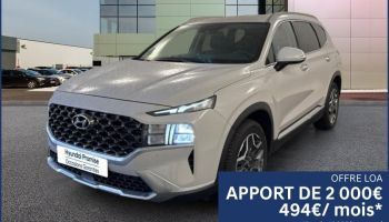 59187 : Hyundai Douai - Groupe Lempereur - HYUNDAI Santa Fe - Santa Fe - Glacier White Métal - Transmission intégrale - Hybride rechargeable : Essence/Electrique