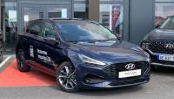 14112 : Hyundai Caen - Trajectoire Automobiles - HYUNDAI i30 - i30 - Sailing Blue métal - Traction - Essence