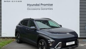 14112 : Hyundai Caen - Trajectoire Automobiles - HYUNDAI Kona - Kona - Denim Blue perlé métallisé - Traction - Hybride : Essence/Electrique