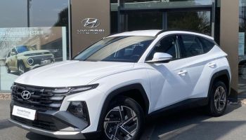 92250 : Hyundai Motor Company - HYUNDAI Tucson - Tucson - Serenity White Métal - Traction - Hybride : Essence/Electrique