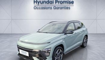 56000 : Hyundai Vannes - Park Lann Automobiles - HYUNDAI Kona - Kona - Mirage Green/Toit/rétros Black - Traction - Hybride : Essence/Electrique