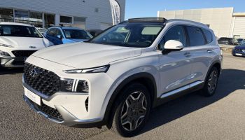 75010 : Hyundai Paris Nord - Goncourt Automobiles - HYUNDAI SANTA FE Executive - SANTA FE IV - Blanc - Boîte automatique - Essence / Courant électrique