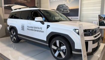 41000 : Hyundai Blois - Mondial Auto - HYUNDAI Santa Fe - Santa Fe - Creamy White Mate - Transmission intégrale - Hybride rechargeable : Essence/Electrique