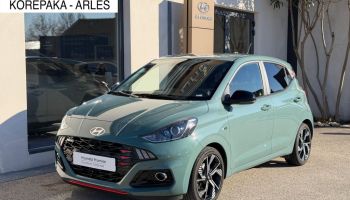 75010 : Hyundai Paris Nord - Goncourt Automobiles - HYUNDAI i10 N Line - i10 III - Vert - Boîte manuelle - Essence sans plomb