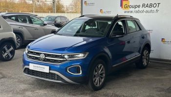 78310 : Hyundai Coignières - Socohy | Groupe Rabot - VOLKSWAGEN T-Roc - T-Roc - Bleu Ravenna métallisée/Toit Noir - Traction - Essence