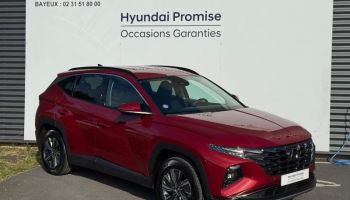 14112 : Hyundai Caen - Trajectoire Automobiles - HYUNDAI Tucson - Tucson - Sunset Red Métal - Traction - Hybride : Essence/Electrique