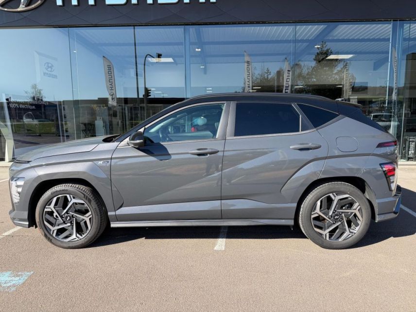 75010 : Hyundai Paris Nord - Goncourt Automobiles - HYUNDAI KONA N Line Executive - KONA II - Gris - Automate sequentiel - Essence / Courant électrique