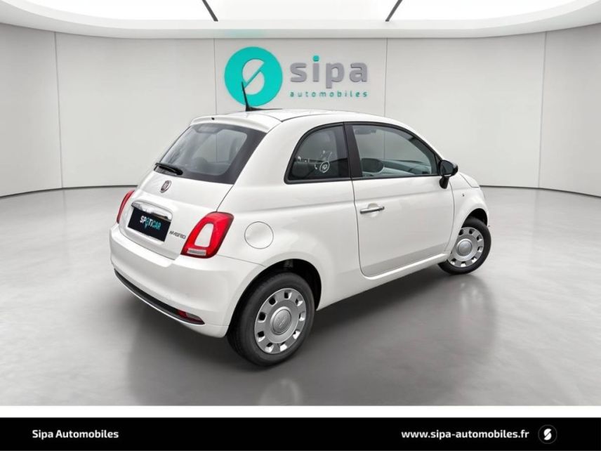 75010 : Hyundai Paris Nord - Goncourt Automobiles - FIAT 500  - 500 II - Blanc - Boîte manuelle - Essence sans plomb