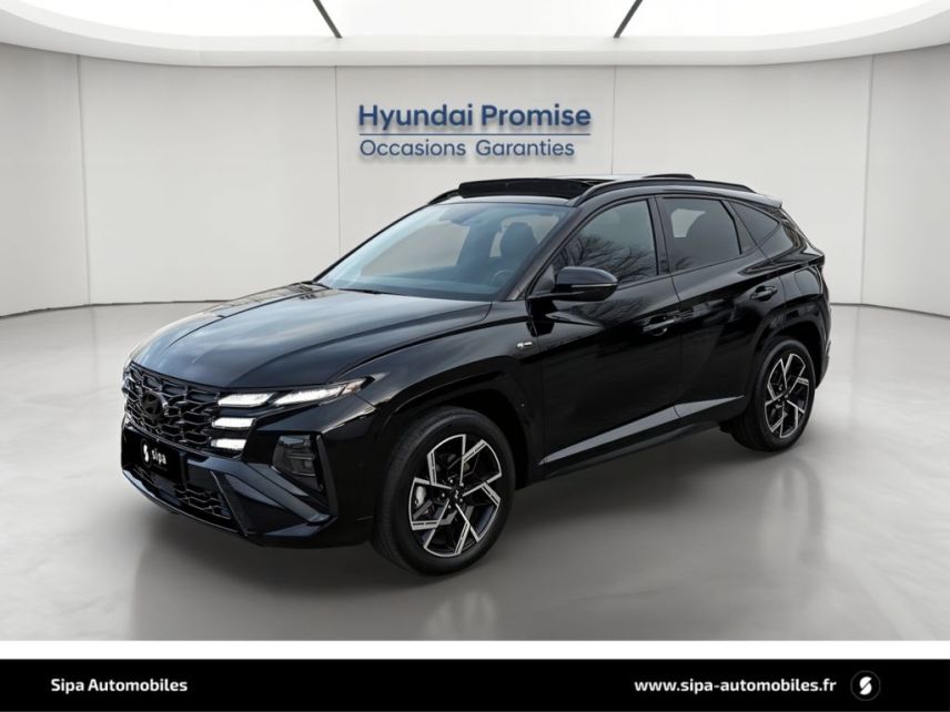 75010 : Hyundai Paris Nord - Goncourt Automobiles - HYUNDAI TUCSON N Line Executive - TUCSON IV - Noir - Boîte automatique - Essence / Courant électrique