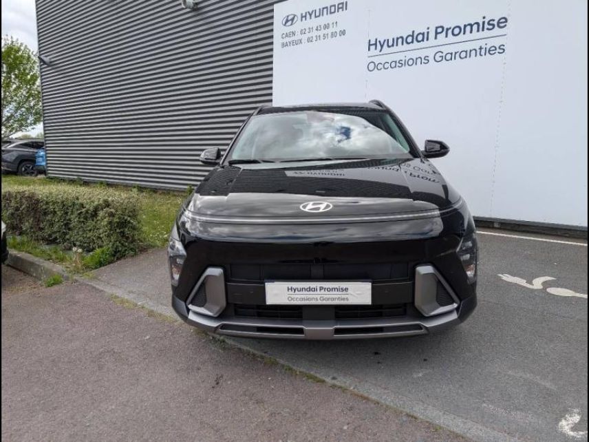 14112 : Hyundai Caen - Trajectoire Automobiles - HYUNDAI Kona - Kona - Abyss Black perlé métallisé - Traction - Hybride : Essence/Electrique