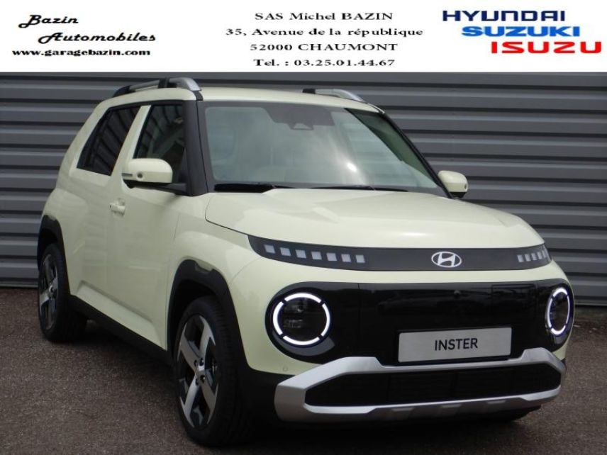 52000 : Hyundai Chaumont - Garage Michel Bazin - HYUNDAI Inster - Inster - Buttercream Yellow métal perlé - Traction - Electrique