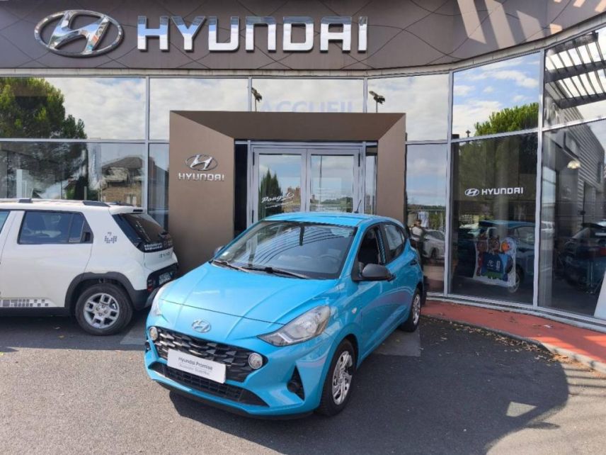 19100 : Hyundai Brive-la-Gaillarde - Garage Pouget - HYUNDAI i10 - i10 - Aqua Turquoise Métal - Traction - Essence