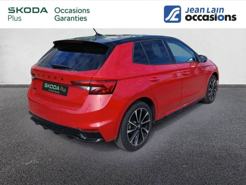 75010 : Hyundai Paris Nord - Goncourt Automobiles - SKODA FABIA Monte-Carlo - FABIA IV - ROUGE VELVET TOIT NOIR - Automate sequentiel - Essence sans plomb