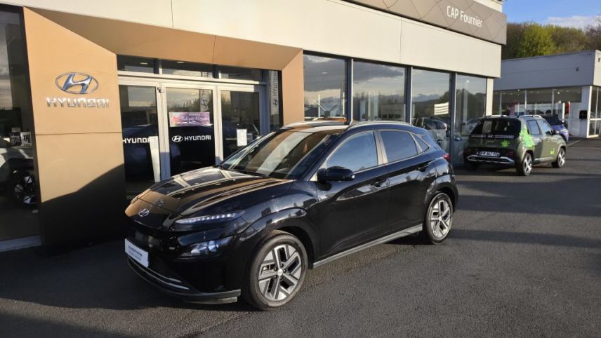 75010 : Hyundai Paris Nord - Goncourt Automobiles - HYUNDAI KONA ELECTRIC Intuitive - KONA ELECTRIQUE - Noir - Automate à fonct. Continu - Courant électrique