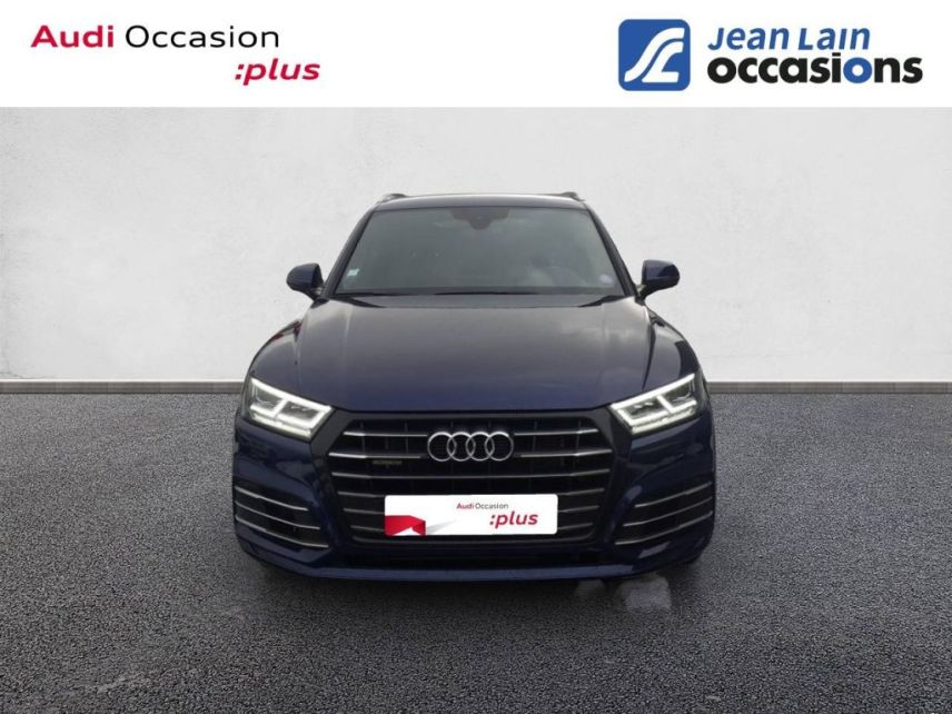 75010 : Hyundai Paris Nord - Goncourt Automobiles - AUDI Q5 S line - Q5 II - BLEU NAVARRE METALLISE - Boîte séquentielle - Essence / Courant électrique