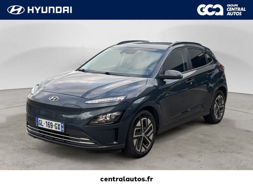 38300 : Hyundai Bourgoin-Jallieu - Groupe Central Autos - HYUNDAI KONA ELECTRIC Intuitive - KONA ELECTRIQUE - Bleu - Automate à fonct. Continu - Courant électrique