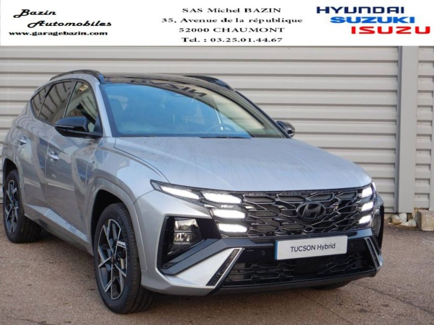 52000 : Hyundai Chaumont - Garage Michel Bazin - HYUNDAI Tucson - Tucson - Shimmering Silver Métal - Traction - Hybride : Essence/Electrique