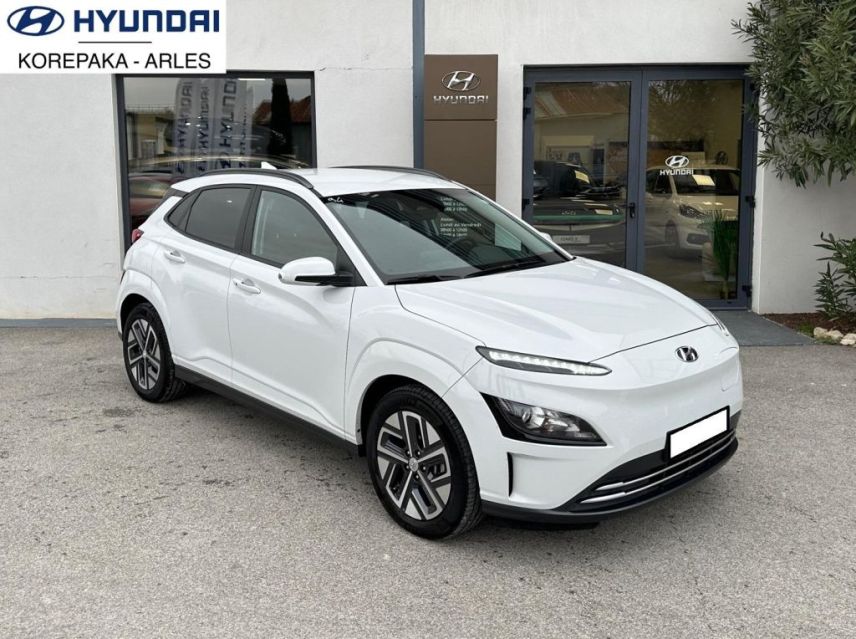75010 : Hyundai Paris Nord - Goncourt Automobiles - HYUNDAI KONA ELECTRIC Intuitive - KONA ELECTRIQUE - Blanc - Automate à fonct. Continu - Courant électrique