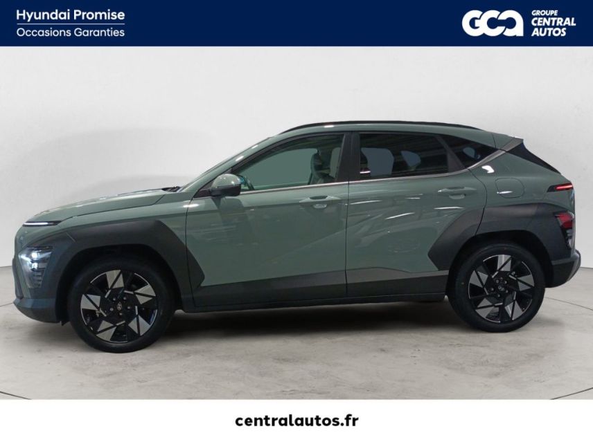 69190 : Hyundai Lyon Sud - Groupe Central Autos - HYUNDAI KONA Executive - KONA II - Vert - Automate sequentiel - Essence / Courant électrique
