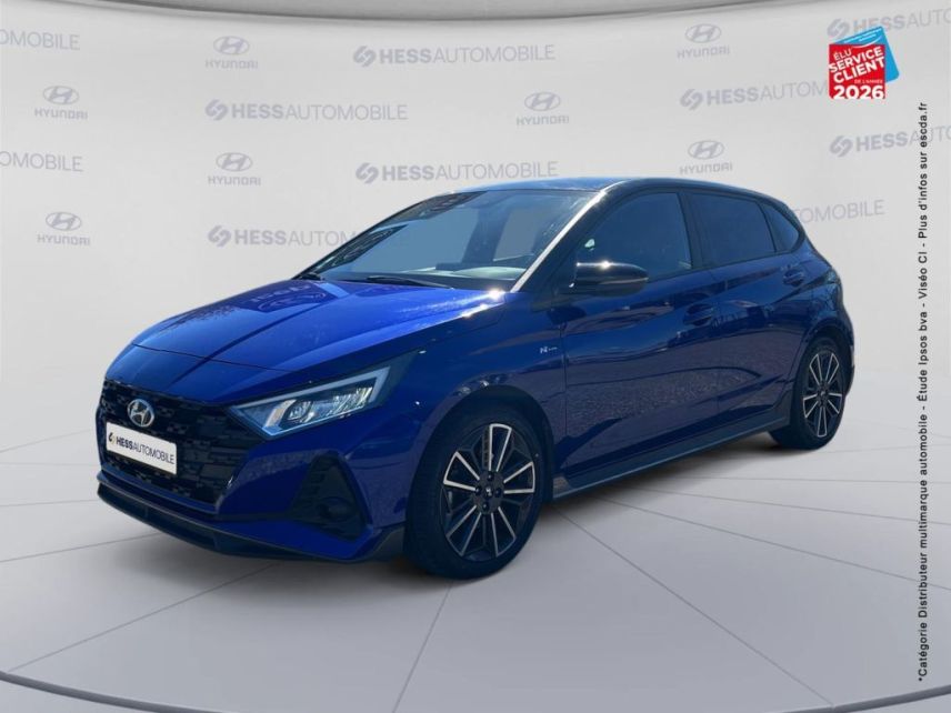 67800 : Hyundai Strasbourg - HESS Automobile - HYUNDAI i20 - i20 - Intense Blue Métal/Toit/rétro Black - Traction - Essence/Micro-Hybride