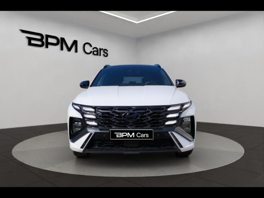 18230 : Hyundai Bourges - BPM Cars - HYUNDAI Tucson - Tucson - Serenity White Métal - Traction - Hybride : Essence/Electrique