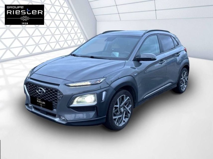 75010 : Hyundai Paris Nord - Goncourt Automobiles - HYUNDAI KONA HYBRID Executive - KONA - Gris - Automate sequentiel - Essence / Courant électrique