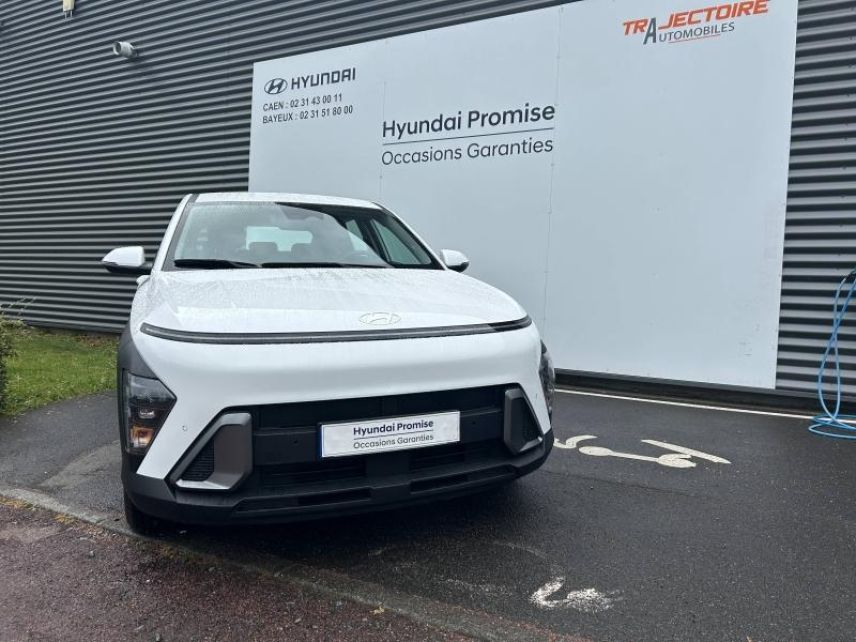 14112 : Hyundai Caen - Trajectoire Automobiles - HYUNDAI Kona - Kona - Atlas White - Traction - Hybride : Essence/Electrique