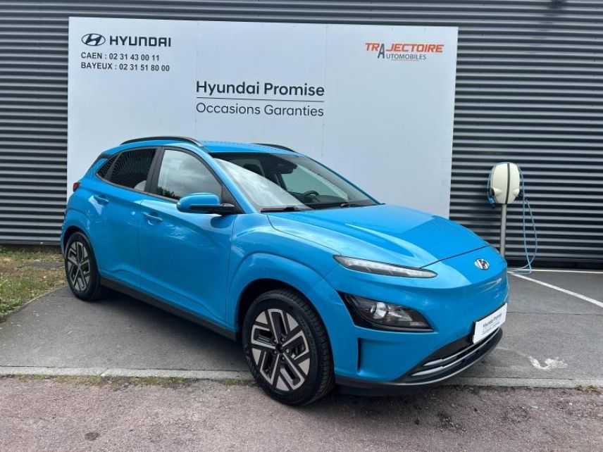 14112 : Hyundai Caen - Trajectoire Automobiles - HYUNDAI Kona - Kona - Surfy Blue Métal - Traction - Electrique