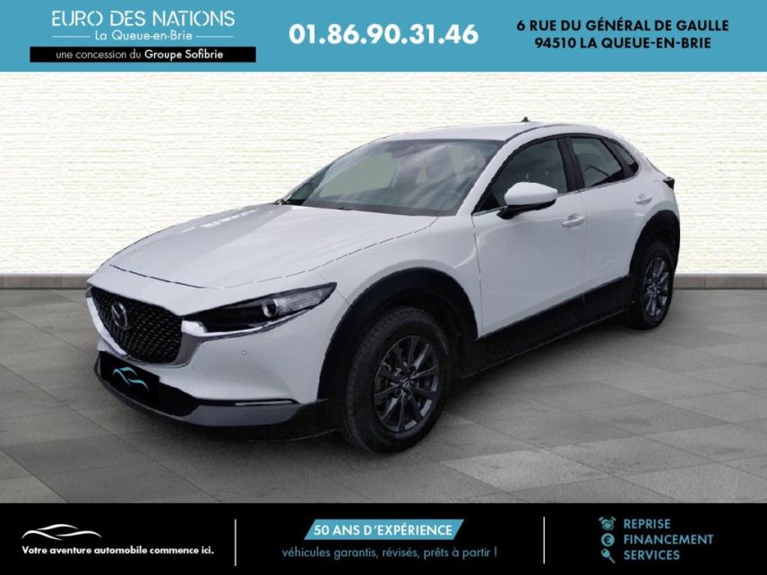 75010 : Hyundai Paris Nord - Goncourt Automobiles - MAZDA CX-30 2022 Business Executive - CX-30 - BLANC - Boîte automatique - Essence sans plomb