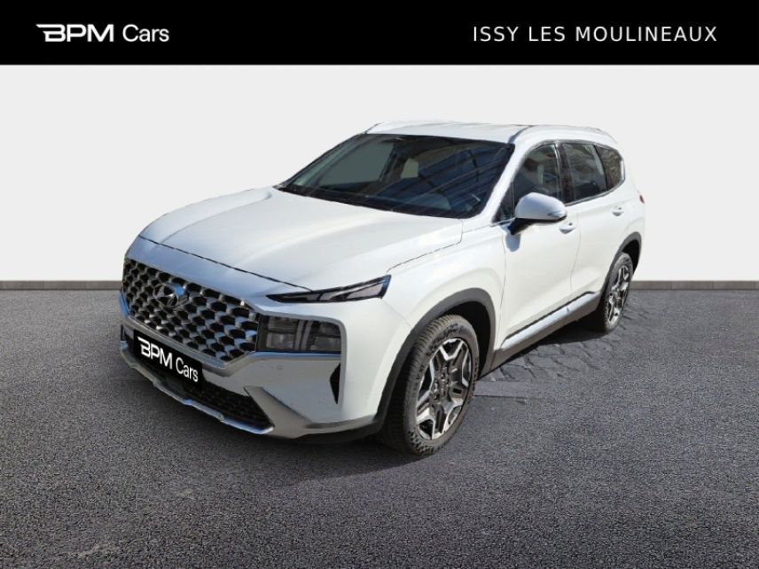 92130 : Hyundai ISSY-LES-MOULINEAUX - BPM Cars - HYUNDAI Santa Fe - Santa Fe - Glacier White Métal - Transmission intégrale - Hybride rechargeable : Essence/Electrique