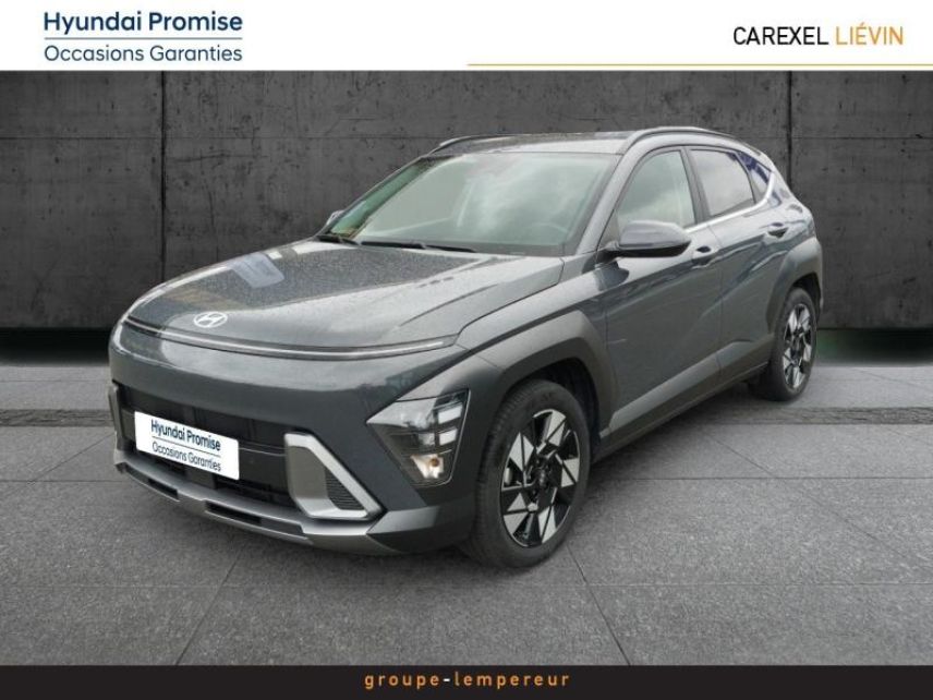 62800 : Hyundai Lens - Groupe Lempereur - HYUNDAI Kona - Kona - Ecotronic Gray perlé métallisé - Traction - Hybride : Essence/Electrique