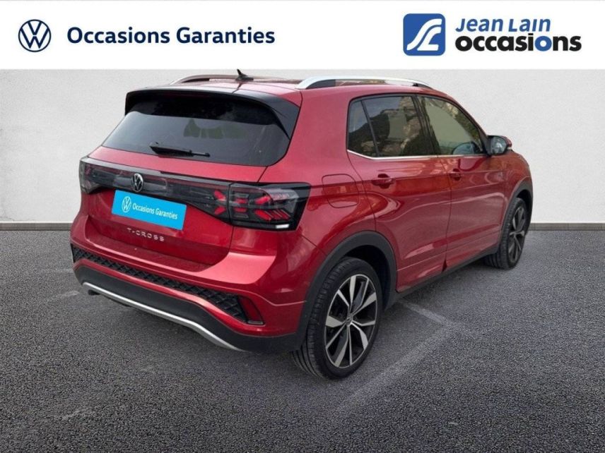 75010 : Hyundai Paris Nord - Goncourt Automobiles - VOLKSWAGEN T-CROSS R-Line - T-CROSS - ROUGE ROI - Automate sequentiel - Essence sans plomb