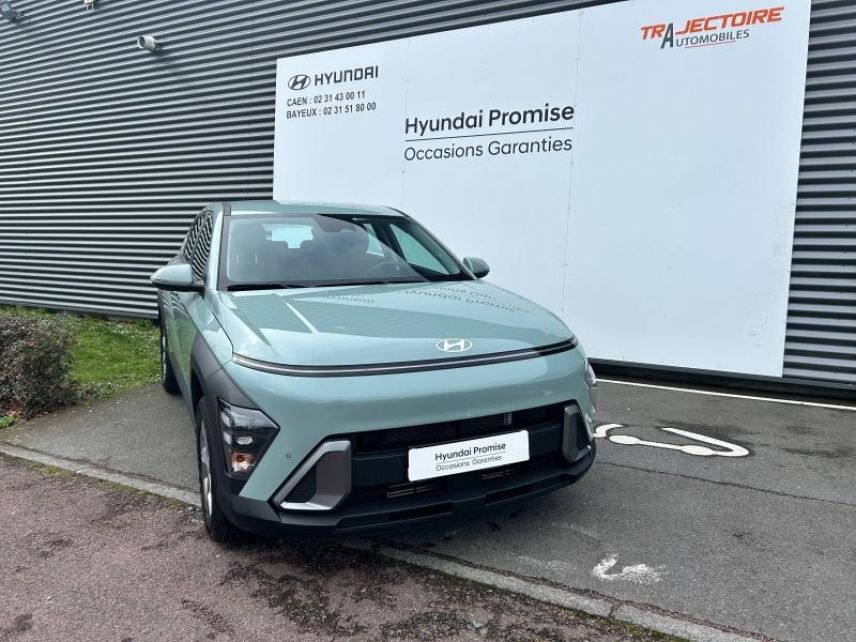 14112 : Hyundai Caen - Trajectoire Automobiles - HYUNDAI Kona - Kona - Vert - Traction - Essence