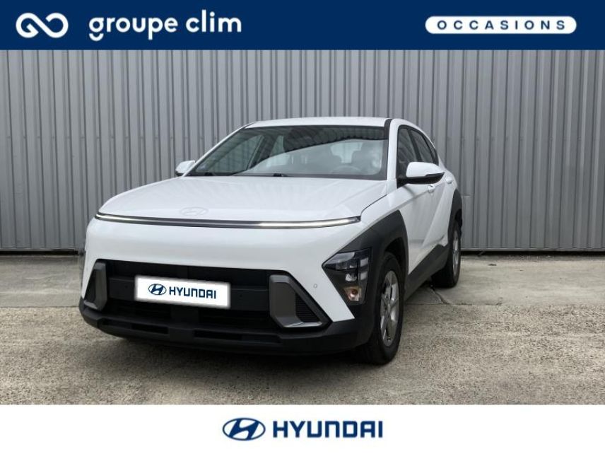 40990 : Hyundai Dax - i-AUTO - HYUNDAI Kona - Kona - Atlas White - Traction - Hybride : Essence/Electrique