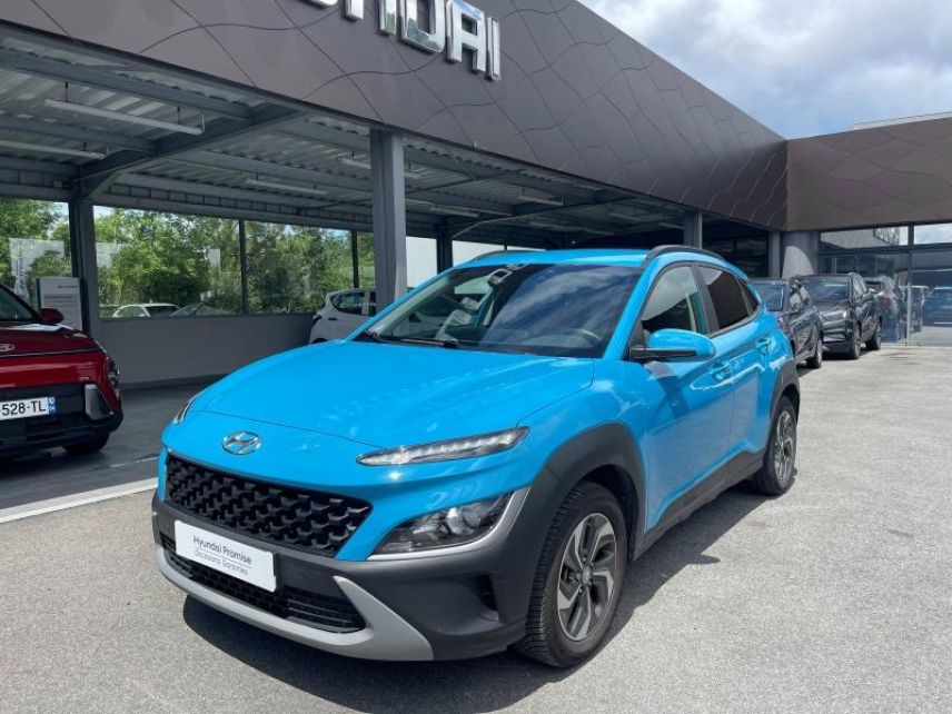 64100 : Hyundai Bayonne - Oceanic Auto - HYUNDAI Kona - Kona - Bleu - Traction - Hybride : Essence/Electrique