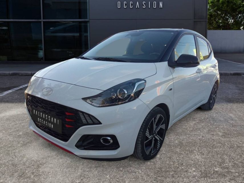 75010 : Hyundai Paris Nord - Goncourt Automobiles - HYUNDAI i10 N Line - i10 III - Blanc - Boîte manuelle - Essence sans plomb