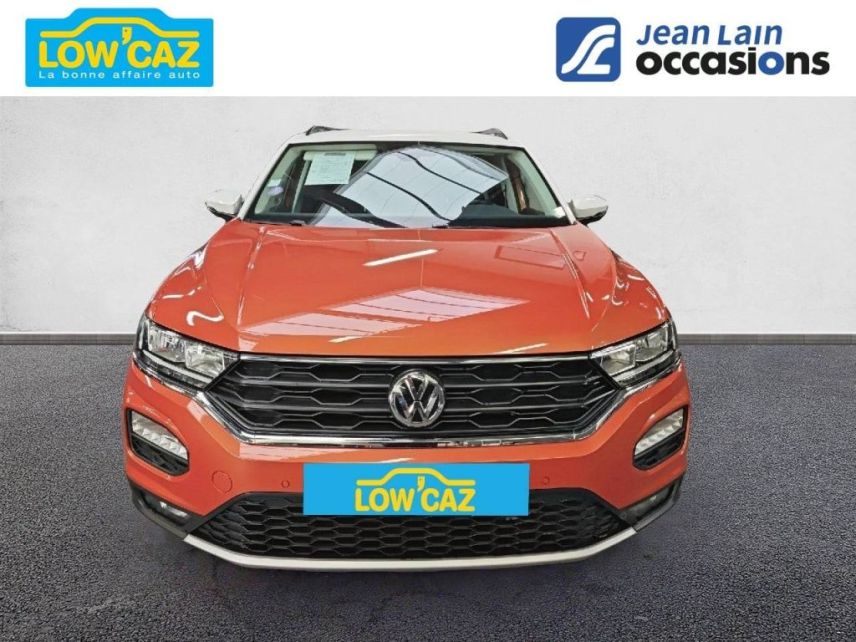 75010 : Hyundai Paris Nord - Goncourt Automobiles - VOLKSWAGEN T-ROC Lounge - T-ROC - ORANGE ENERGY TOIT BLANC - Automate sequentiel - Essence sans plomb