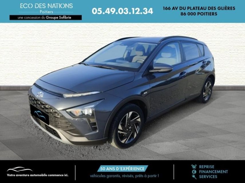 86000 : Hyundai Poitiers - Eco des Nations - HYUNDAI Bayon - Bayon - Gris fonce - Traction - Essence/Micro-Hybride